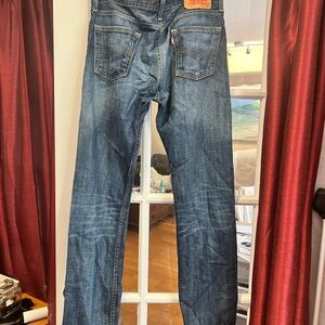 Levi's Men's Blue Straight Jeans